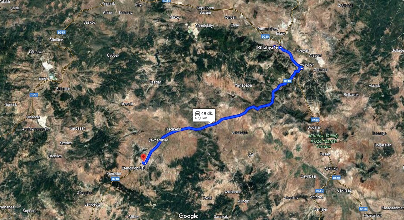 KÜTAHYA ÇAVDARHİSAR İLCİKÖREN KÖYÜN' DE 13.357 M² TARLA SATILIKTIR. - KÜTAHYA ÇAVDARHİSAR fotoğraf 5